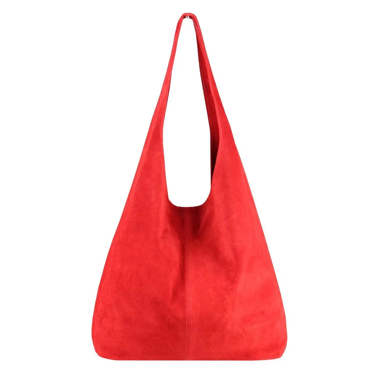 ﻿MADE IN ITALY DAMEN LEDER TASCHE Handtasche Wildleder Shopper Schultertasche im Angebot