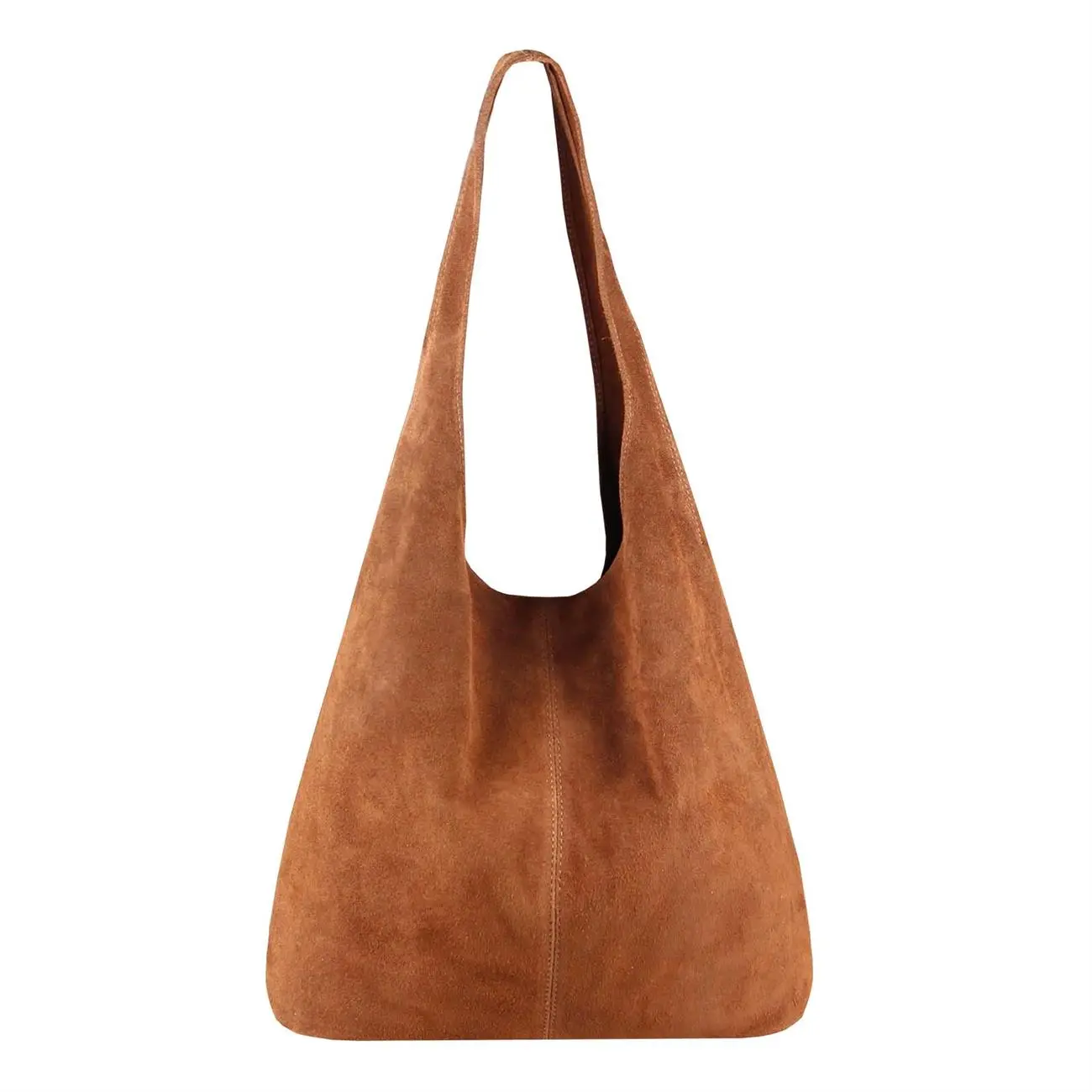 ﻿MADE IN ITALY DAMEN LEDER TASCHE Handtasche Wildleder Shopper Schultertasche im Angebot