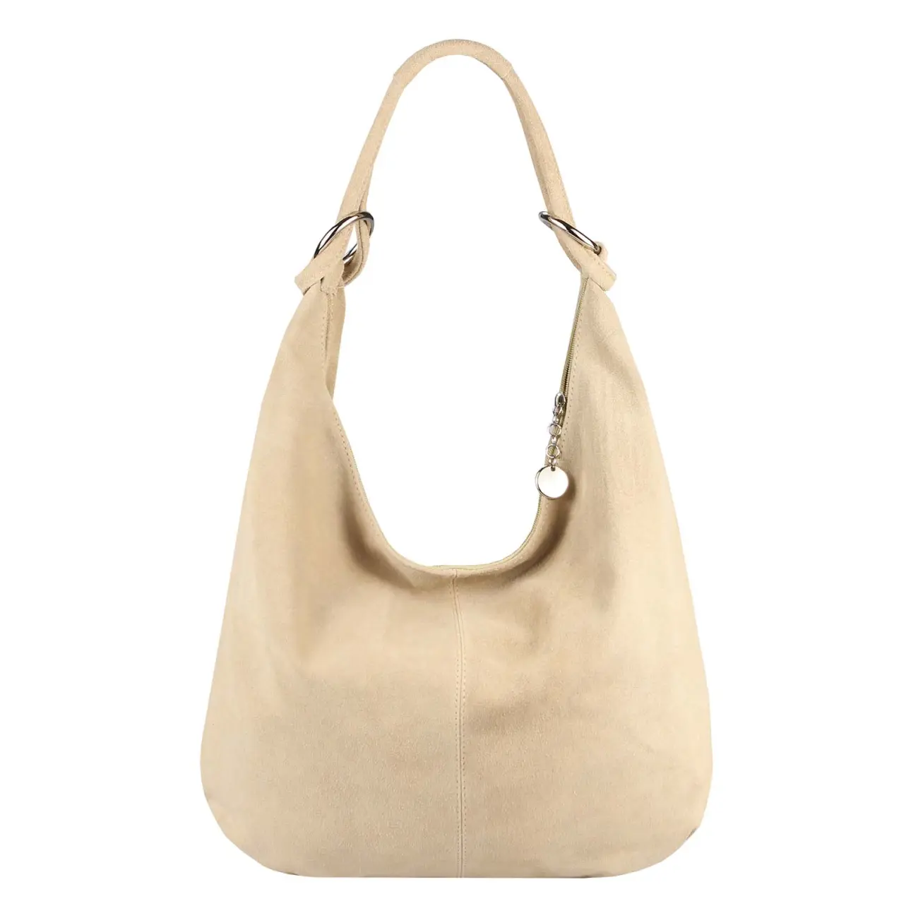 Made in Italy Damen XXL Ledertasche Wildleder Shopper Tasche Schlussverkauf