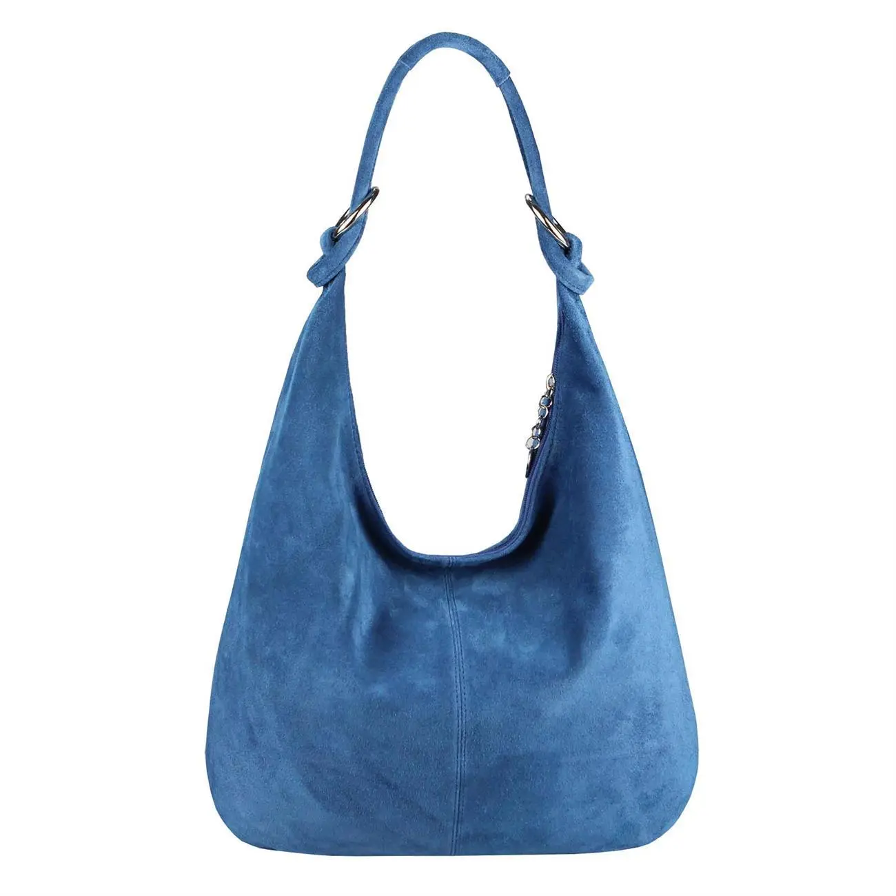 Made in Italy Damen XXL Ledertasche Wildleder Shopper Tasche Schlussverkauf