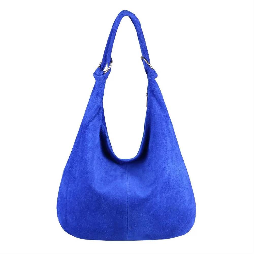 Made in Italy Damen XXL Ledertasche Wildleder Shopper Tasche Schlussverkauf