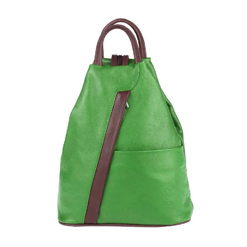 Made in Italy Damen echt Leder Rucksack Backpack Lederrucksack Fabrikverkauf