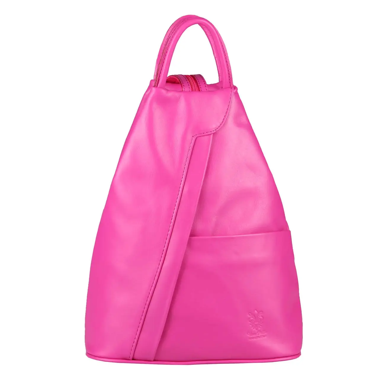 Made in Italy Damen echt Leder Rucksack Backpack Lederrucksack Fabrikverkauf