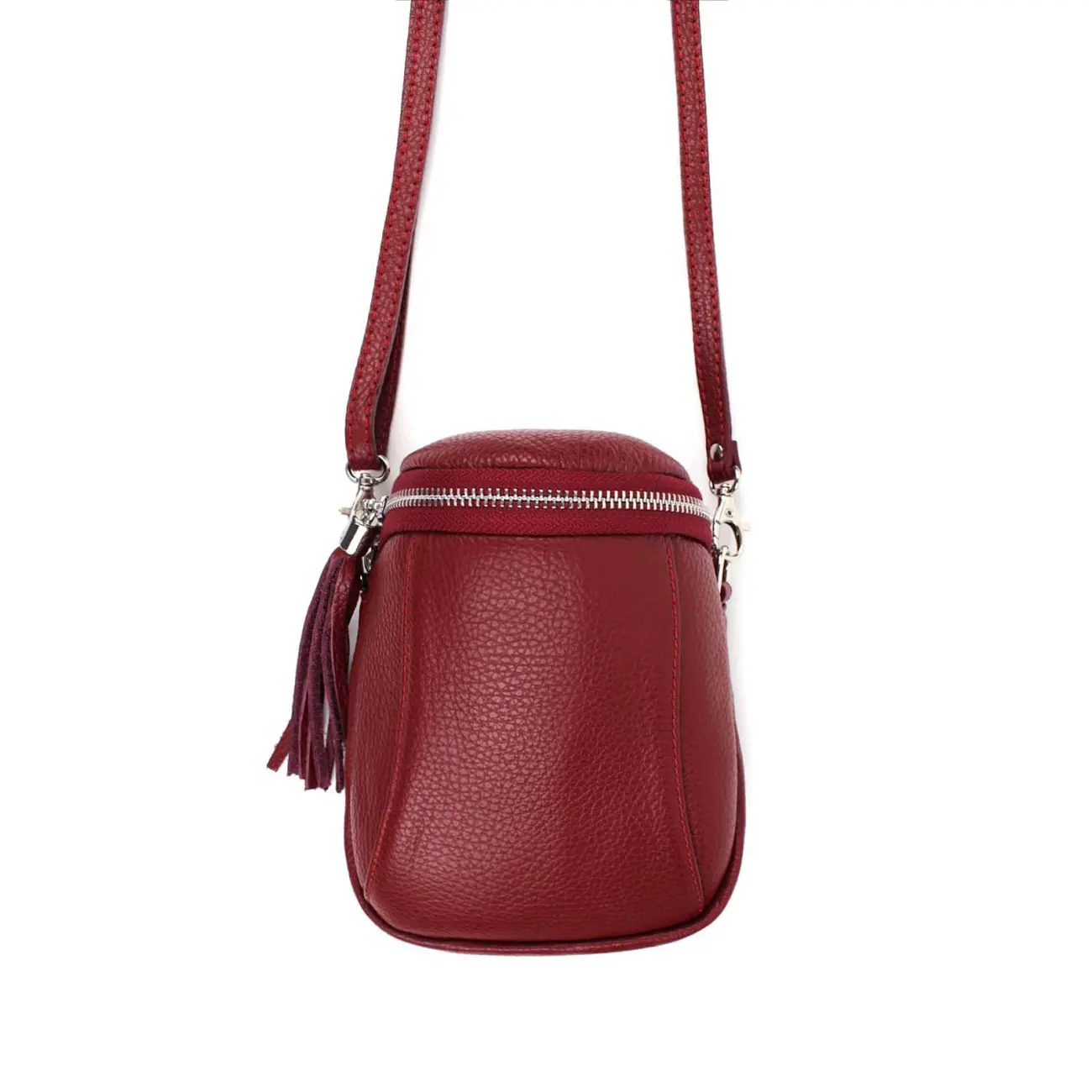 Made in Italy Damen Leder Tasche Umhängetasche Schultertasche Handytasche Geldtasche Ledertasche Crossbody Abendtasche Mini Bag Blitzverkäufe