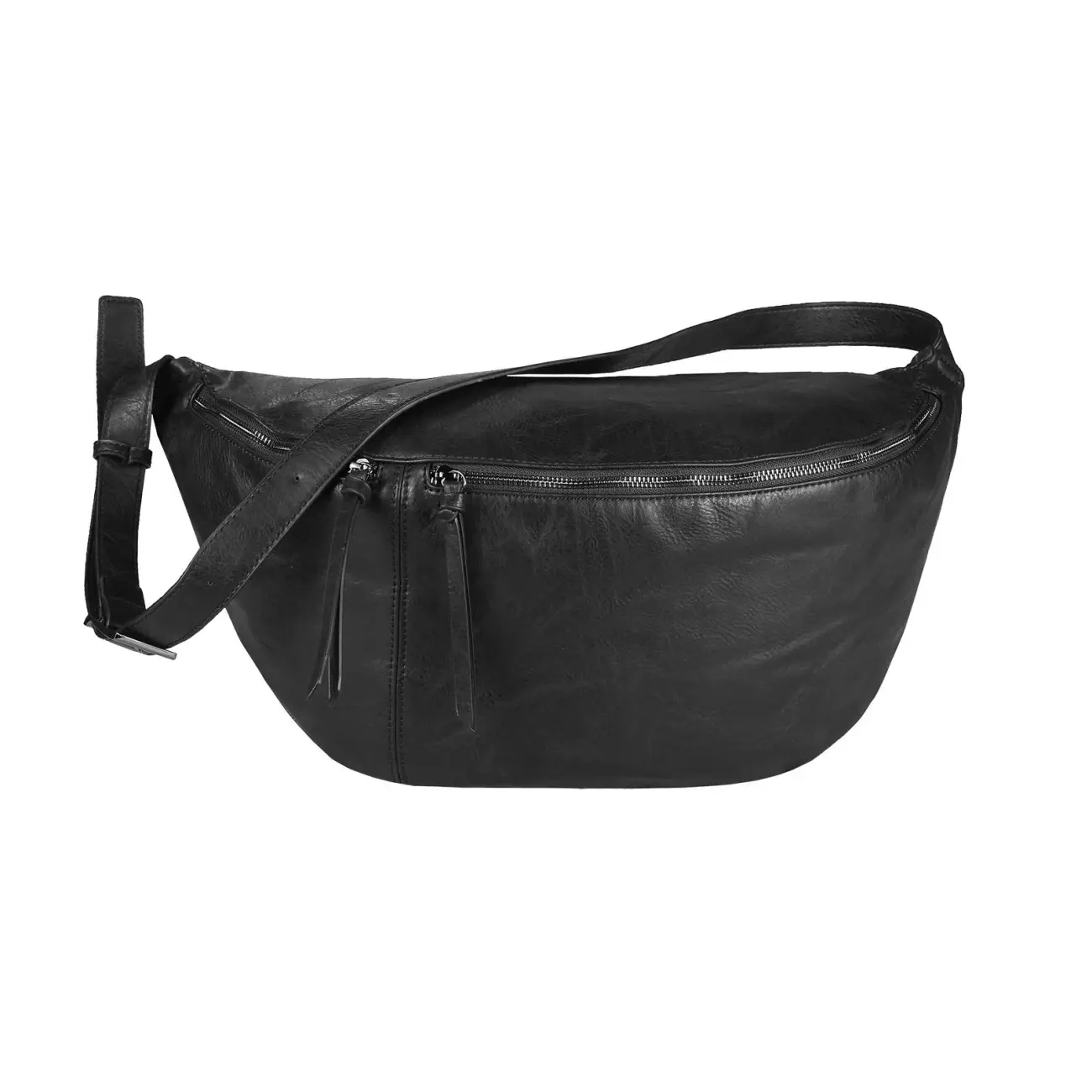 XXL Tasche Bauchtasche Hüfttasche Crossbody Schultertasche Umhängetasche Kunstleder Gürteltasche Crossover Slingntasche Unisex Bag Limitierter Zeitrabatt