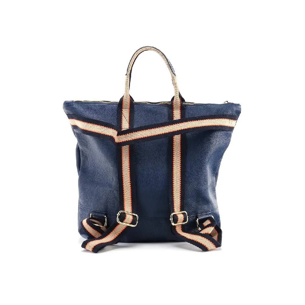 OBC Made in Italy XXL Damen Leder Rucksack Tasche Shopper Handtasche Schultertasche Cityrucksack Daypack Ledertasche Freizeitrucksack Fabrik Onlineshop