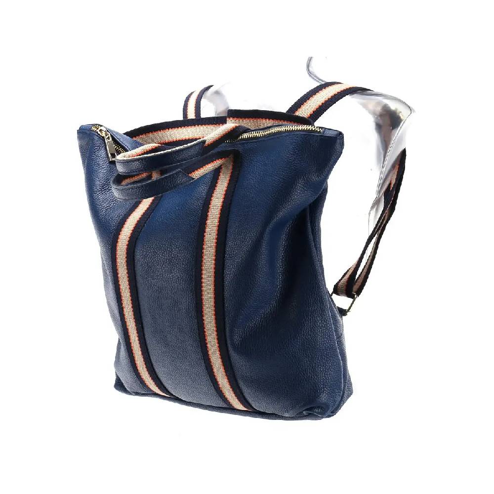 OBC Made in Italy XXL Damen Leder Rucksack Tasche Shopper Handtasche Schultertasche Cityrucksack Daypack Ledertasche Freizeitrucksack Fabrik Onlineshop