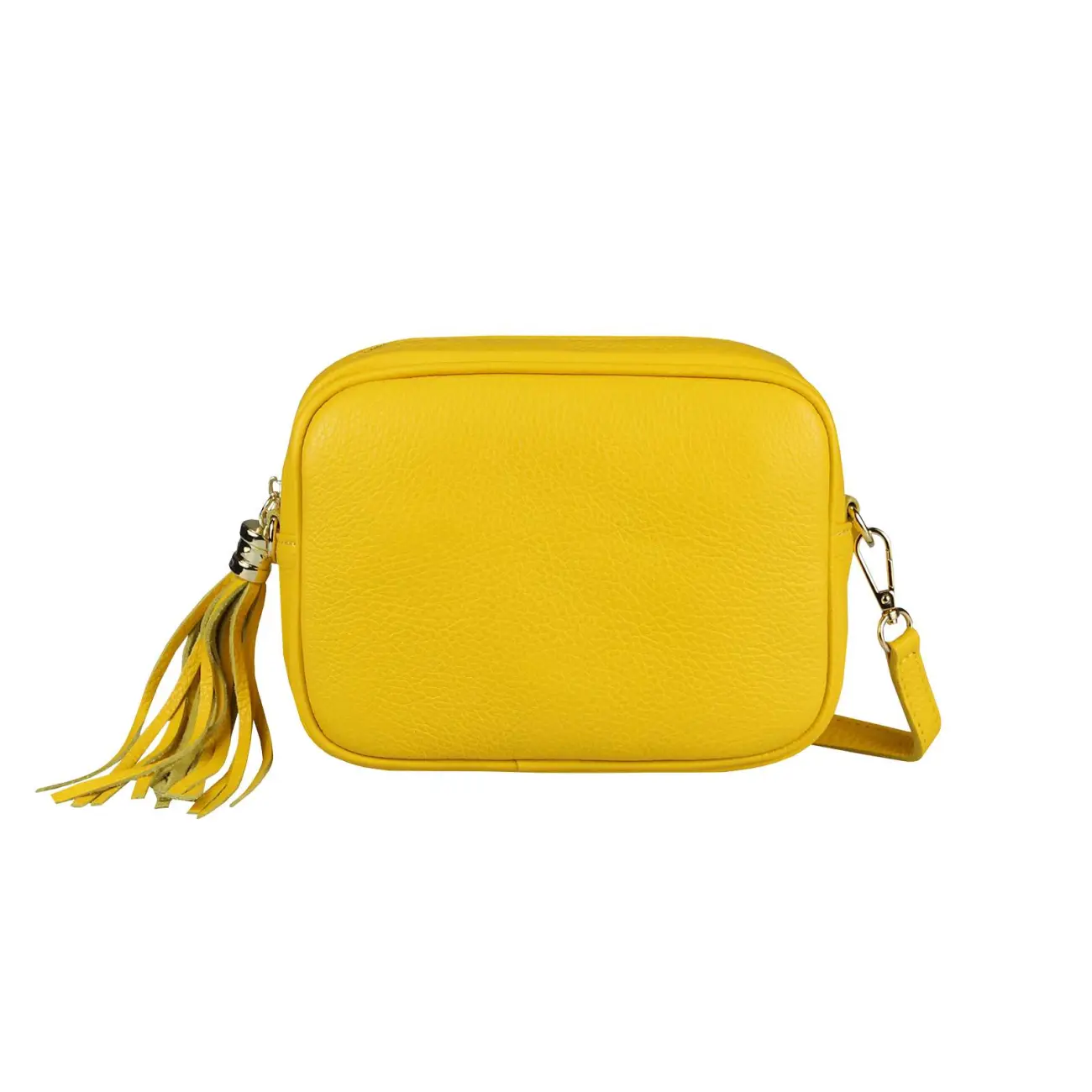 OBC Made in Italy DAMEN LEDER TASCHE Umhängetasche Schultertasche Cross-Over Crossbody Bag Glattleder Schmucktasche Fransen Ledertasche Online Shopping