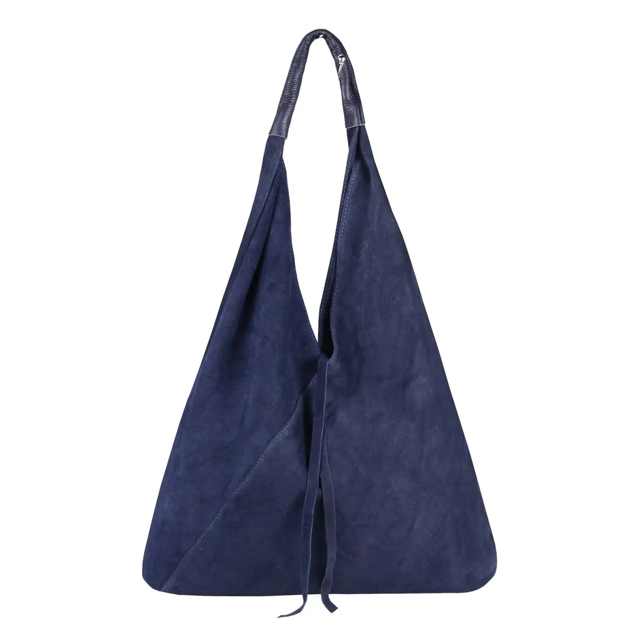 OBC Made in Italy Damen XXL Leder Tasche Handtasche Wildleder Shopper Schultertasche Exklusivangebot