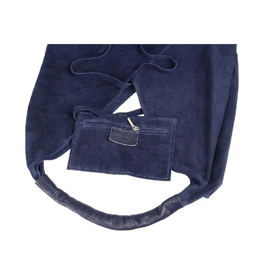 OBC Made in Italy Damen XXL Leder Tasche Handtasche Wildleder Shopper Schultertasche Exklusivangebot