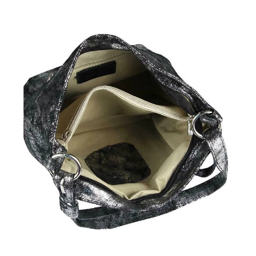 MADE IN ITALY DAMEN LEDER TASCHE Shopper Schultertasche Umhängetasche Hobo Bag Handtasche CrossOver Ledertasche Henkeltasche sub25 Top Angebot