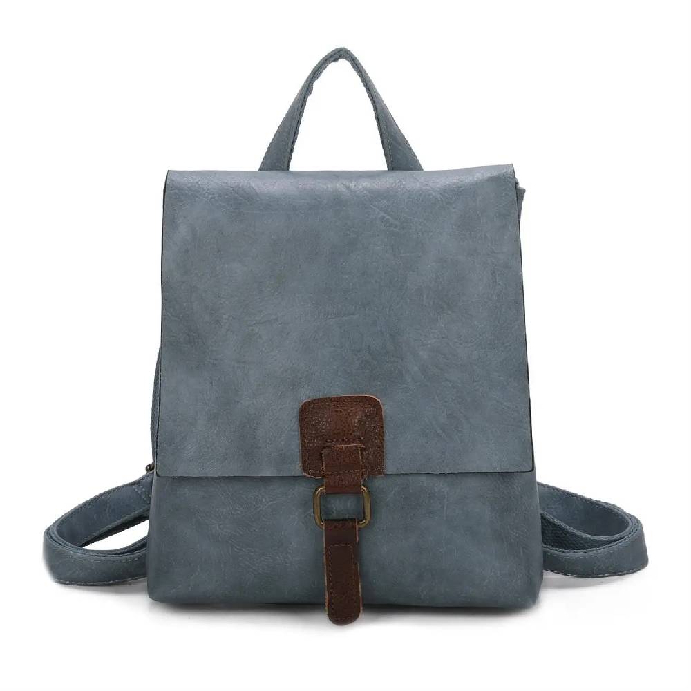 OBC Damen Rucksack Tasche Crossbody Handtasche Messenger Schultertasche Umhängetasche Shopper Vintage Kuriertasche Überschlagtasche Leder Optik Online Outlet