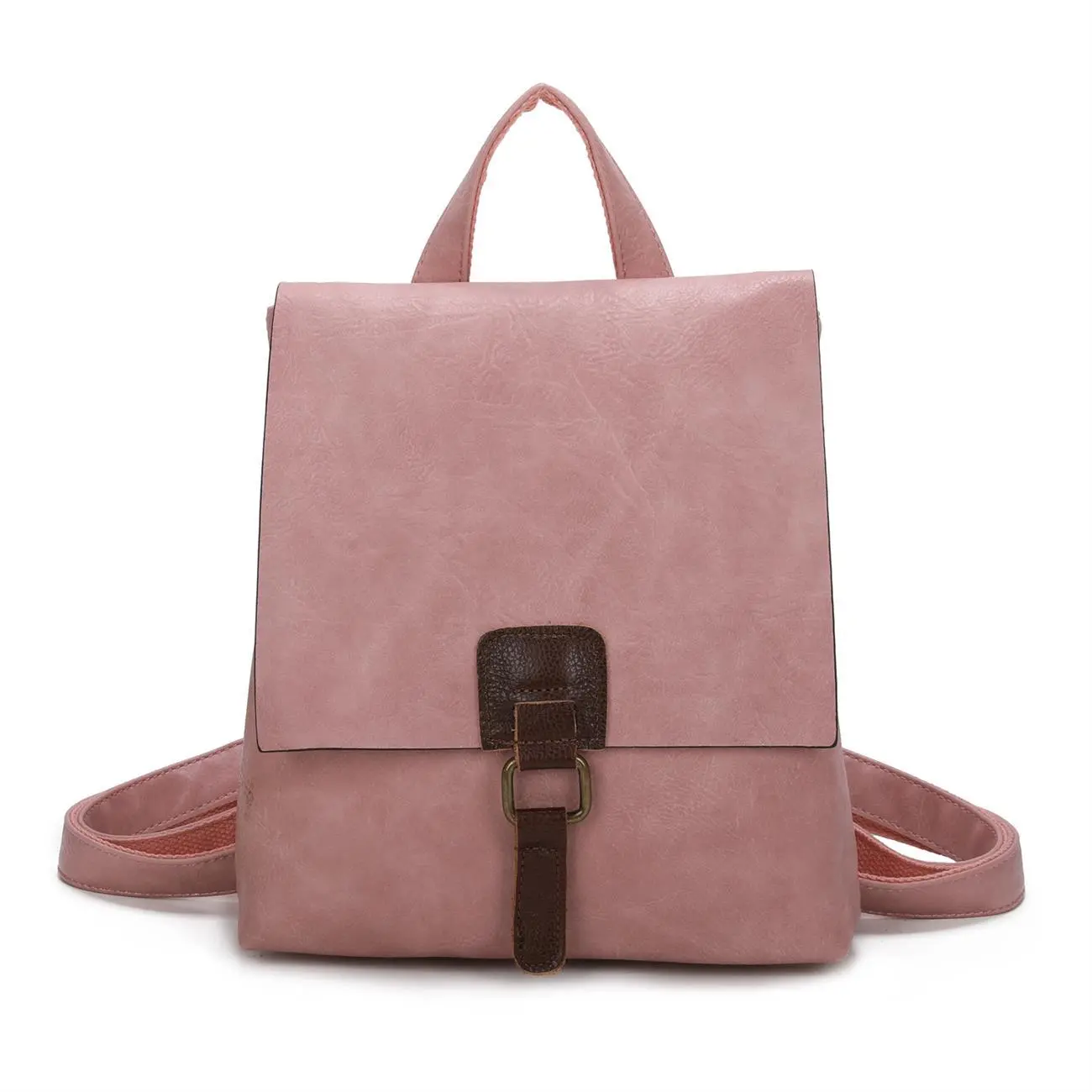 OBC Damen Rucksack Tasche Crossbody Handtasche Messenger Schultertasche Umhängetasche Shopper Vintage Kuriertasche Überschlagtasche Leder Optik Online Outlet