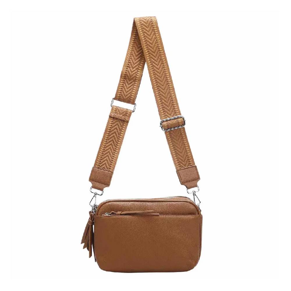 OBC DAMEN TASCHE Cross Over Body Bag Brusttasche Umhängetasche Schultertasche Brieftasche Smartphone Geldtasche Abend Handy Clutch Zeitlich begrenztes Angebot