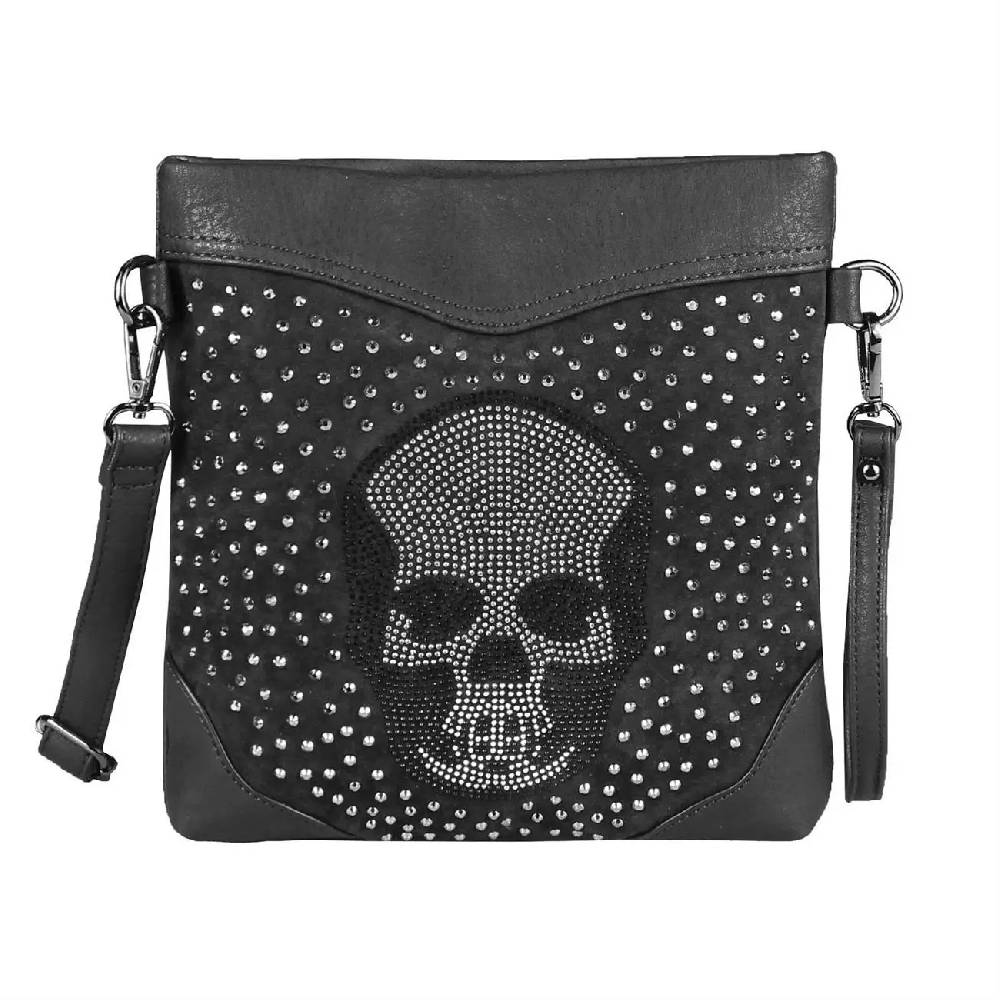 OBC Damen Totenkopf Skull Tasche Schultertasche Rucksack Umhängetasche Handtasche Blitzangebot