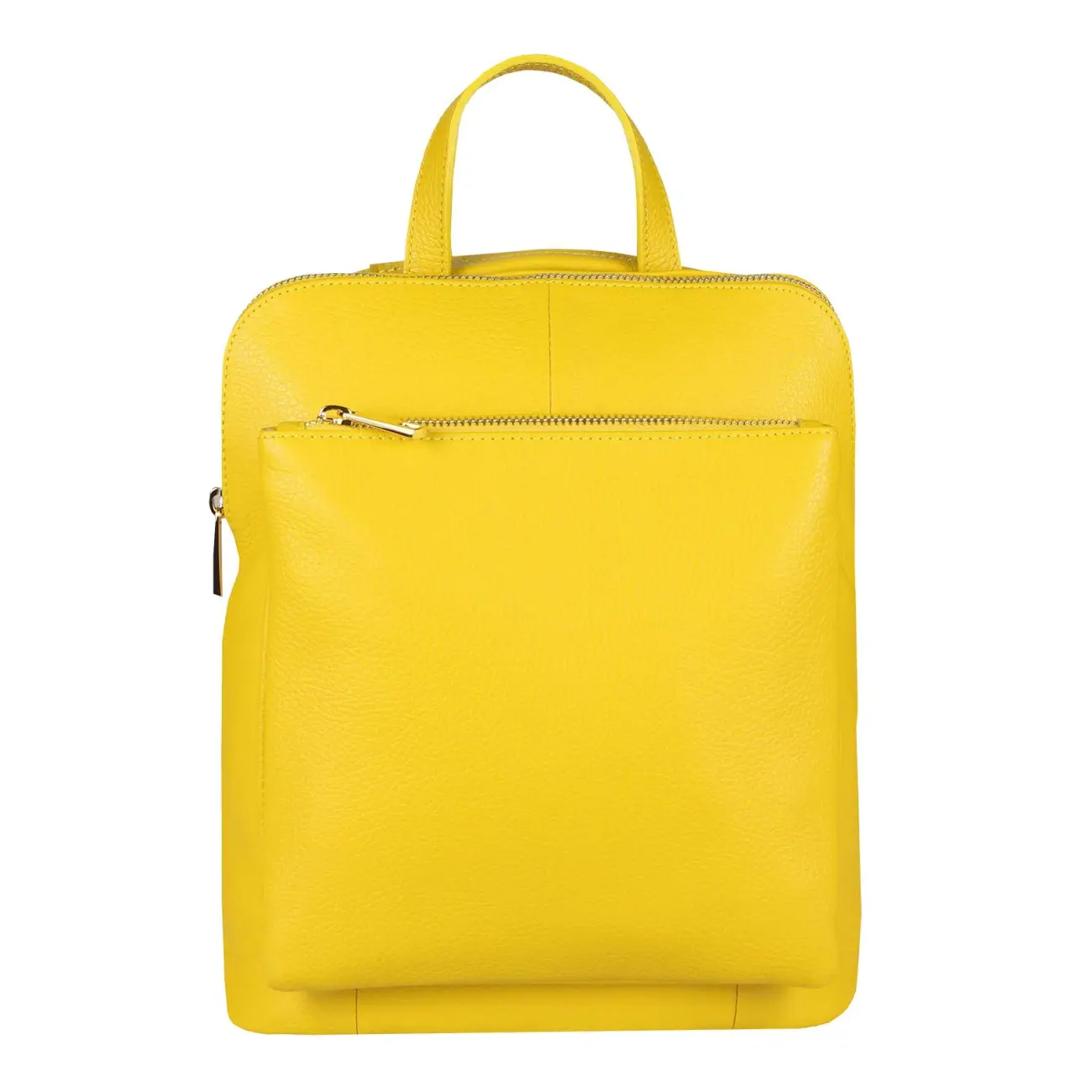 OBC Made in Italy Damen echt Leder Rucksack Daypack Lederrucksack Tasche Schultertasche Ledertasche Handgepäck Nappaleder Tiefpreis
