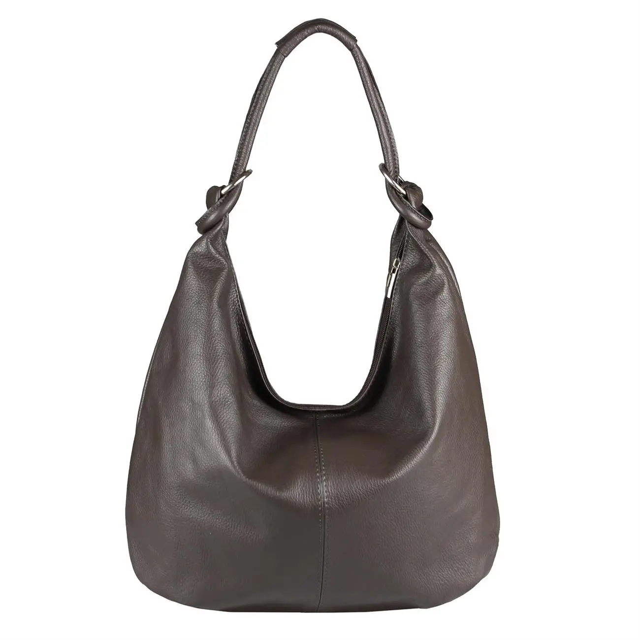 ITALY DAMEN Echt LEDER HAND-TASCHE Schultertasche Shopper Umhängetasche Beuteltasche Metallic Bag Super Sparpreis