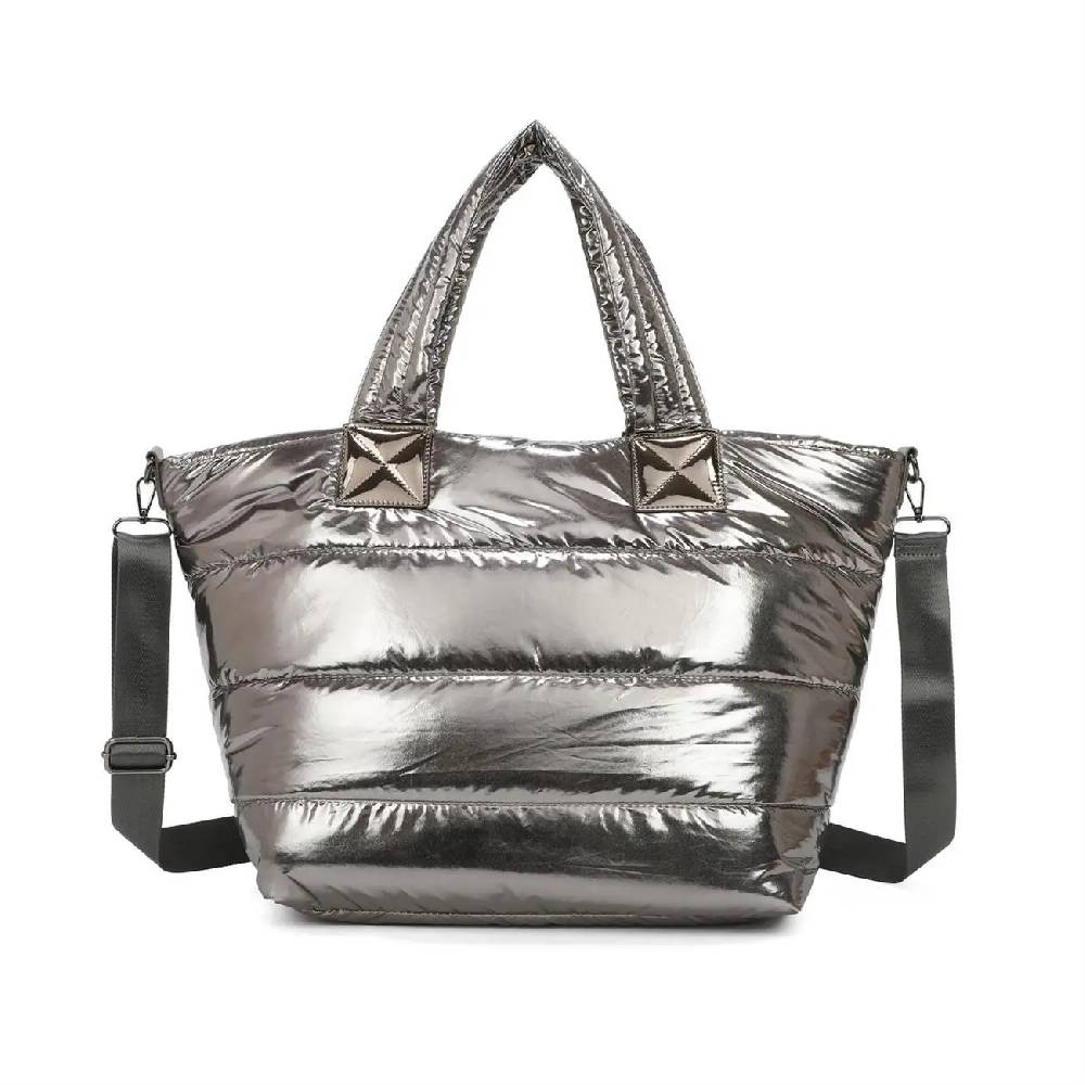OBC XXL Damen Tasche Nylontasche Shopper Schultertasche Umhängetasche Beuteltasche Handtasche Weekender Reisetasche Shopping Bag Letzte 3 Tage