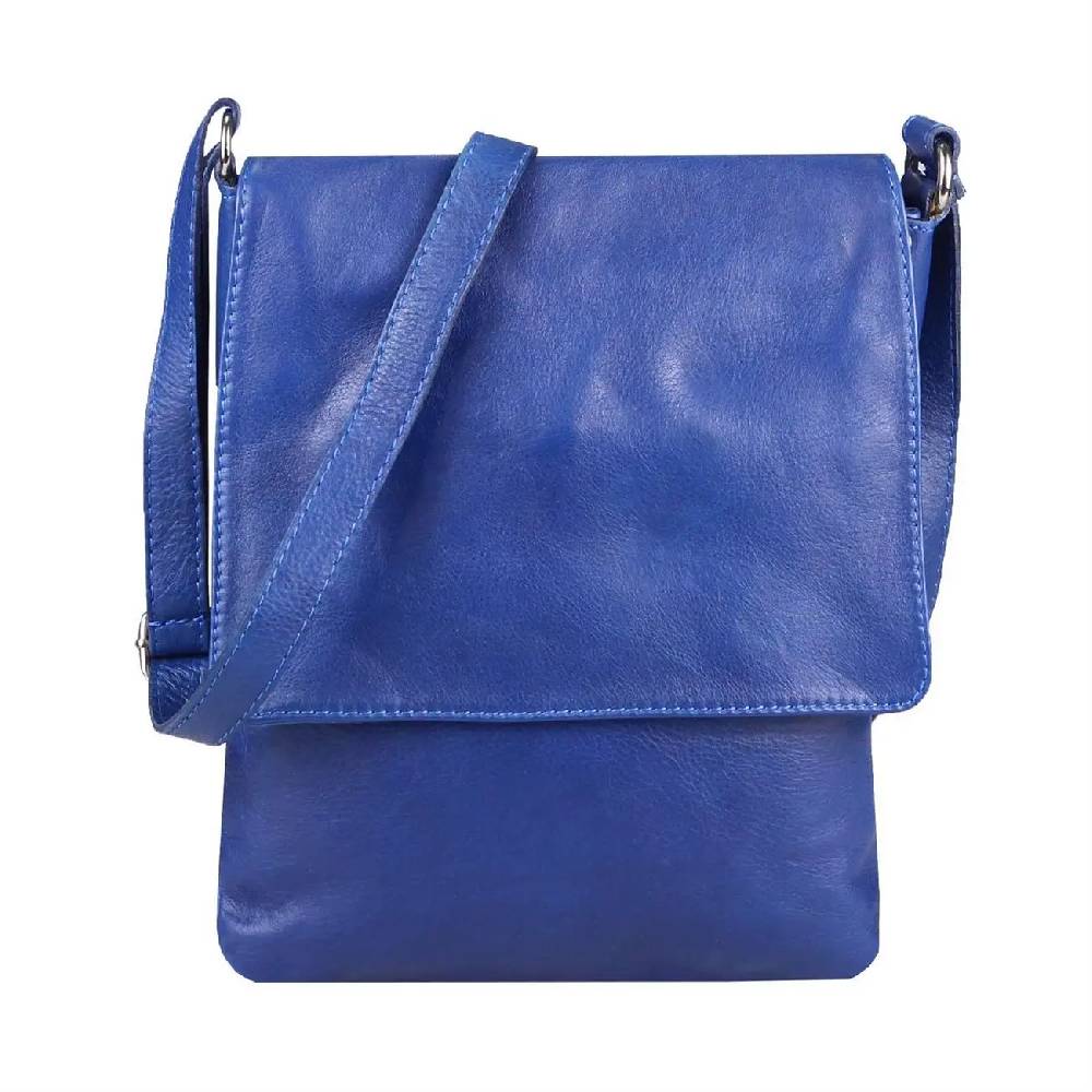 OBC Made in Italy Damen Leder Tasche Umhängetasche Schultertasche Crossbody Handtasche Ledertasche Nappaleder Cross-Over Body Bag Shopping Messenger Zeitbegrenzte Promotion