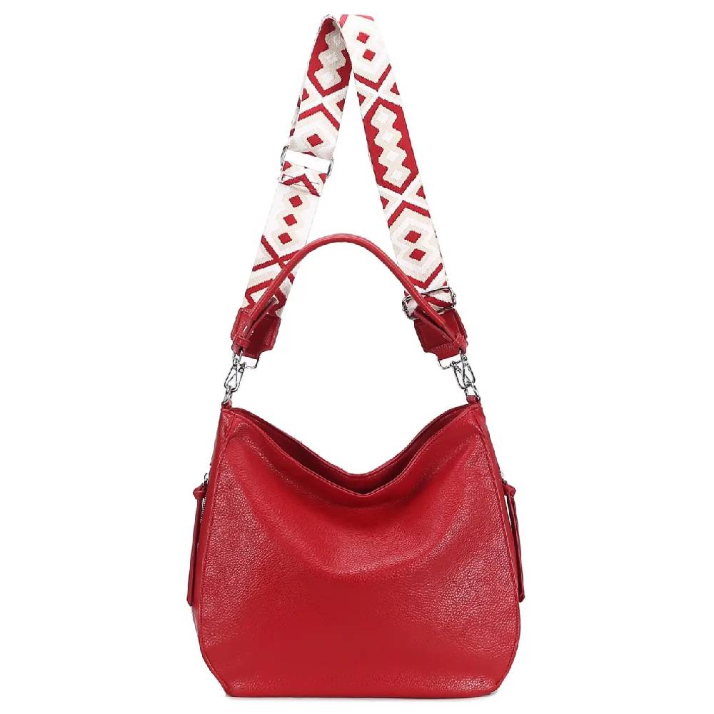 OBC Damen Tasche XXL Shopper Hobo Bag Schultertasche Crossbody Umhängetasche Beuteltasche Handtasche Crossover Leder Optik Riesige Rabatte