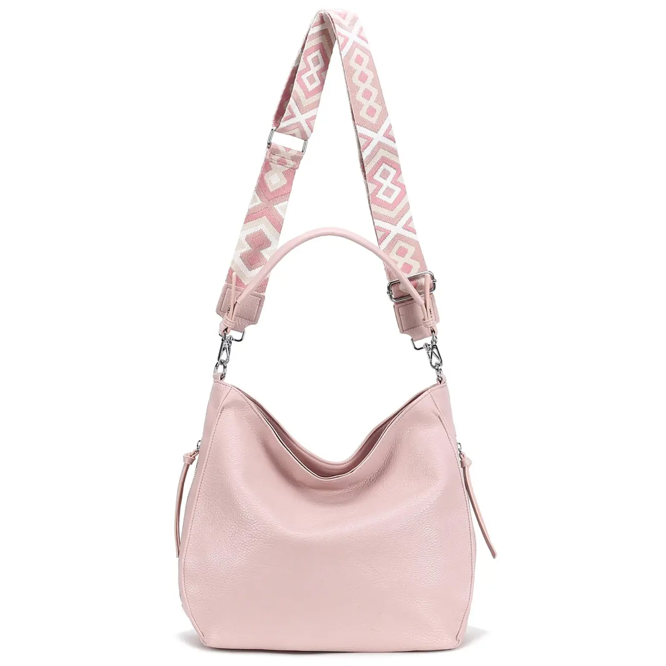 OBC Damen Tasche XXL Shopper Hobo Bag Schultertasche Crossbody Umhängetasche Beuteltasche Handtasche Crossover Leder Optik Riesige Rabatte