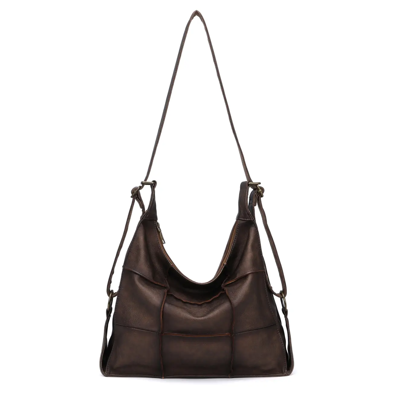 OBC Damen XXL Tasche Shopper Vintage Tote Bag Handtasche Umhängetasche Schultertasche Beuteltasche Leder Optik Reise Hobo Bag Crossbody 50% Rabatt mit kostenlosem Versand