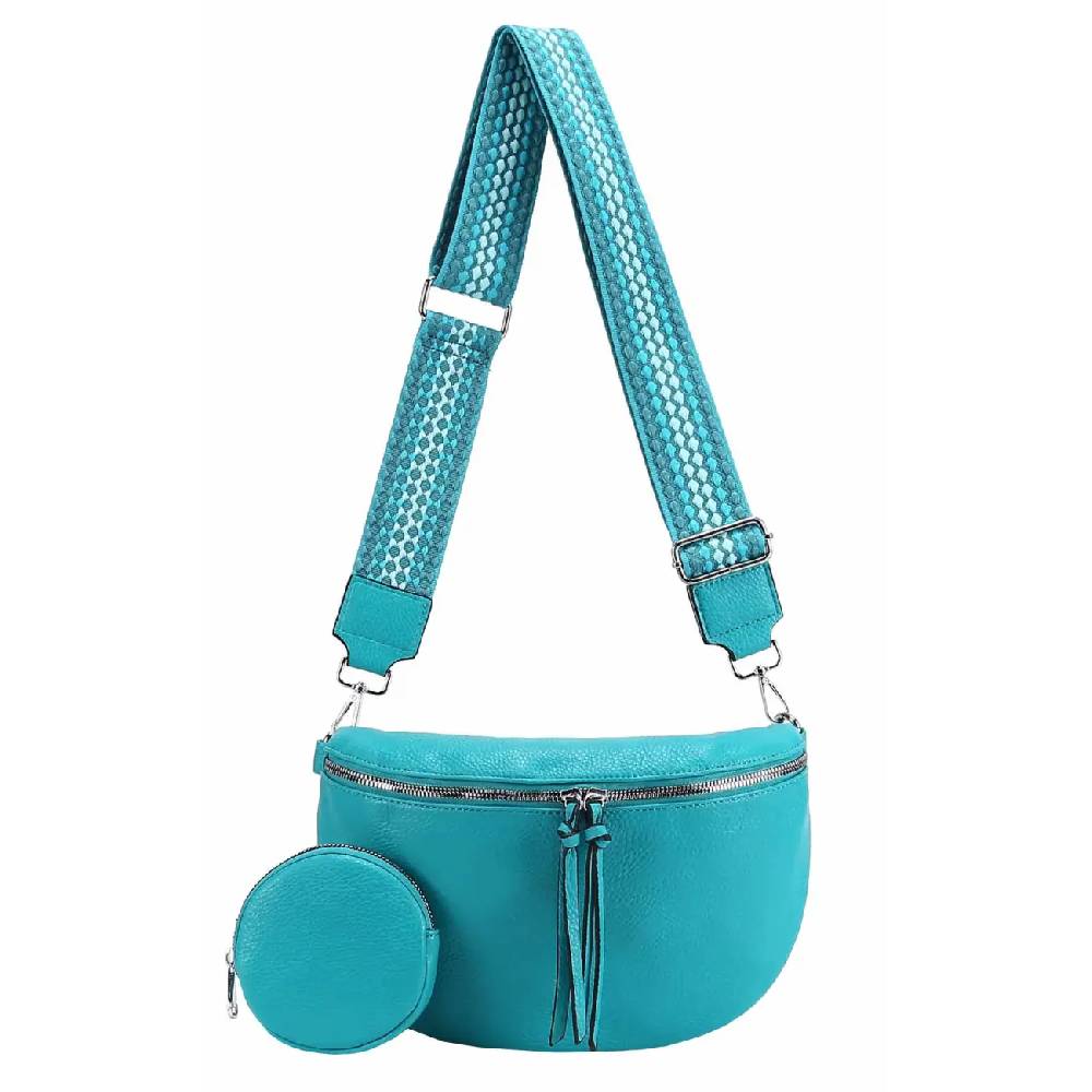 OBC Damen Tasche Crossbody Gürteltasche Brusttasche Umhängetasche Hüfttasche Crossover Bauchtasche Bodybag Schultertasche Handytasche Kunstleder Fabrikladen