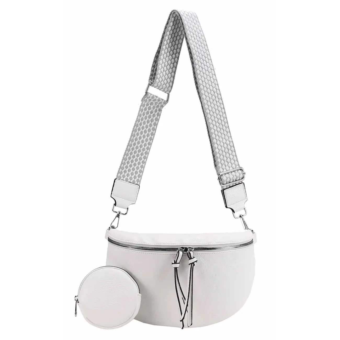 OBC Damen Tasche Crossbody Gürteltasche Brusttasche Umhängetasche Hüfttasche Crossover Bauchtasche Bodybag Schultertasche Handytasche Kunstleder Fabrikladen