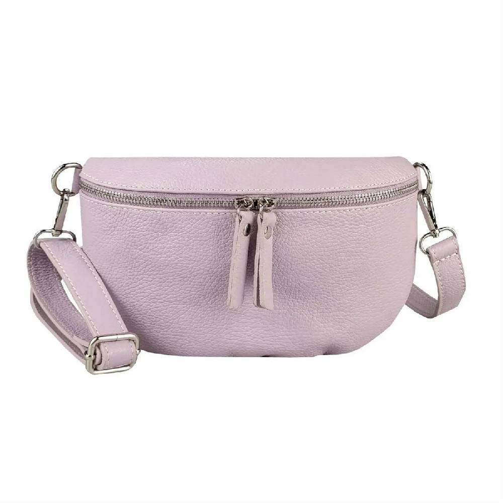 OBC Made in Italy Damen Leder Tasche Handytasche Gürteltasche Crossbody Hüfttasche Bauchtasche Umhängetasche Cross-Over Bodybag Schultertasche Kosmetiktasche Begrenzt auf 3 Tage