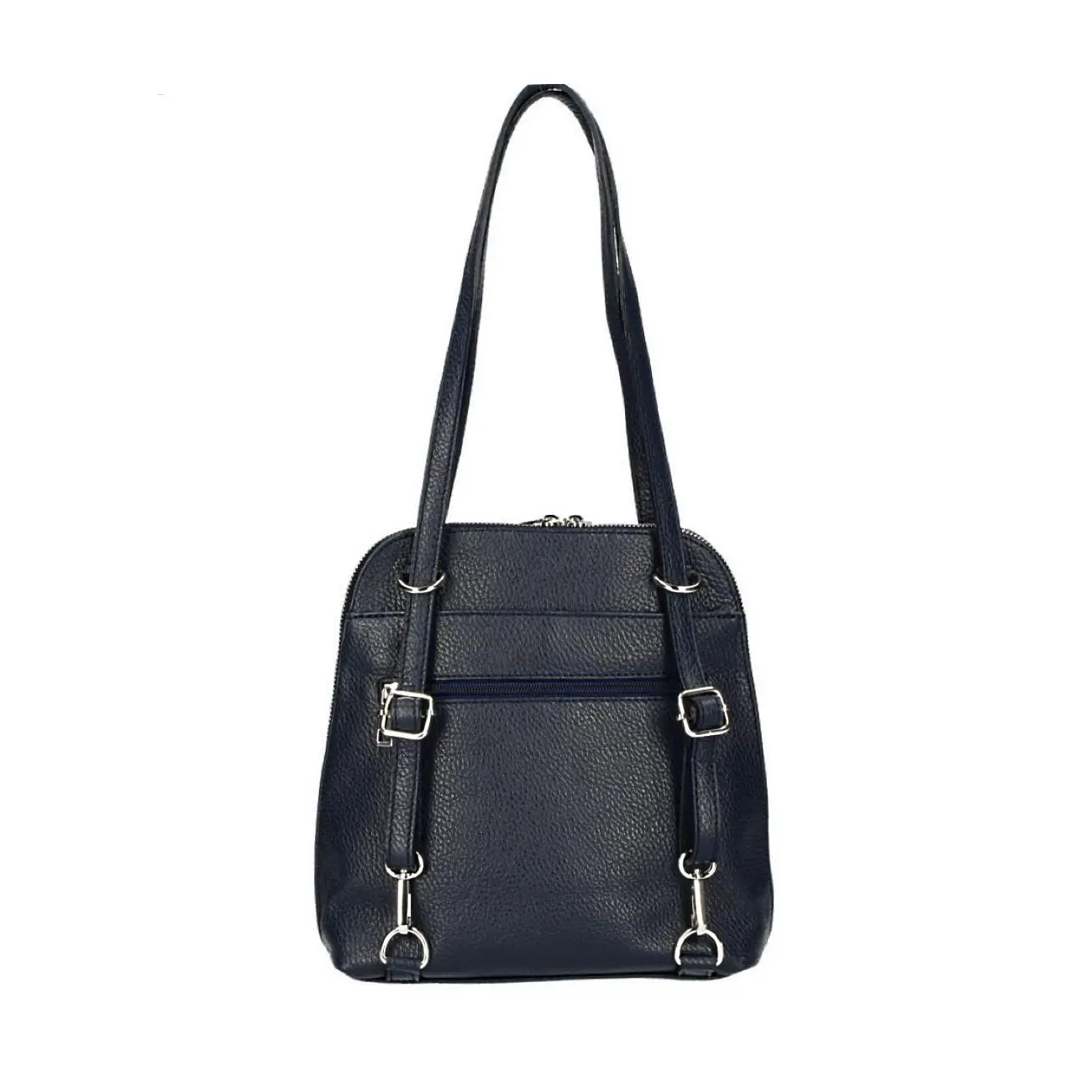 MADE IN ITALY OBC Damen Leder Tasche Rucksack 2in1 Umhängetasche Schultertasche Daypack Rucksacktasche Handtasche Ledertasche 50% Rabatt für begrenzte Zeit