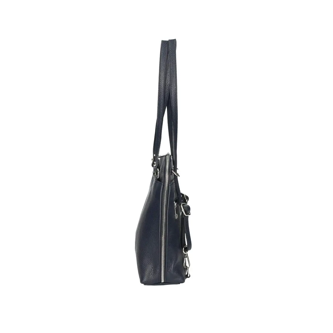 MADE IN ITALY OBC Damen Leder Tasche Rucksack 2in1 Umhängetasche Schultertasche Daypack Rucksacktasche Handtasche Ledertasche 50% Rabatt für begrenzte Zeit