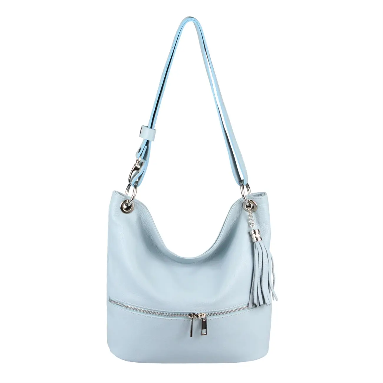 Made in Italy DAMEN LEDER TASCHE Shopper Schultertasche City Bag CrossOver Umhängetasche Henkeltasche Ledertasche Damentasche Fransen Online