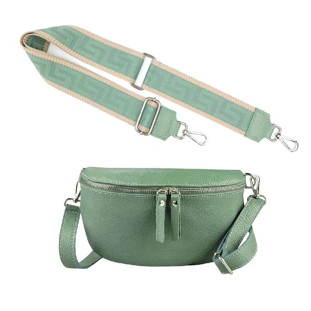 Made in Italy OBC DAMEN SET Gürteltasche + Schultergurt LEDER Crossbody Hüfttasche Bauchtasche Umhängetasche Brusttasche CrossOver Bodybag Schultertasche Handytasche Geldtasche Tasche Kosmetiktasche Hotsell