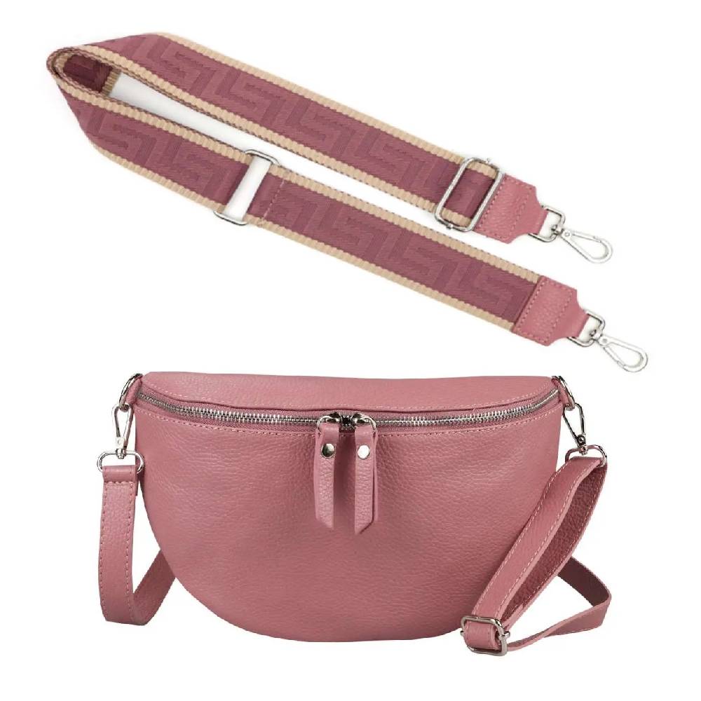 Made in Italy OBC DAMEN SET Gürteltasche + Schultergurt LEDER Crossbody Hüfttasche Bauchtasche Umhängetasche Brusttasche CrossOver Bodybag Schultertasche Handytasche Geldtasche Tasche Kosmetiktasche Hotsell