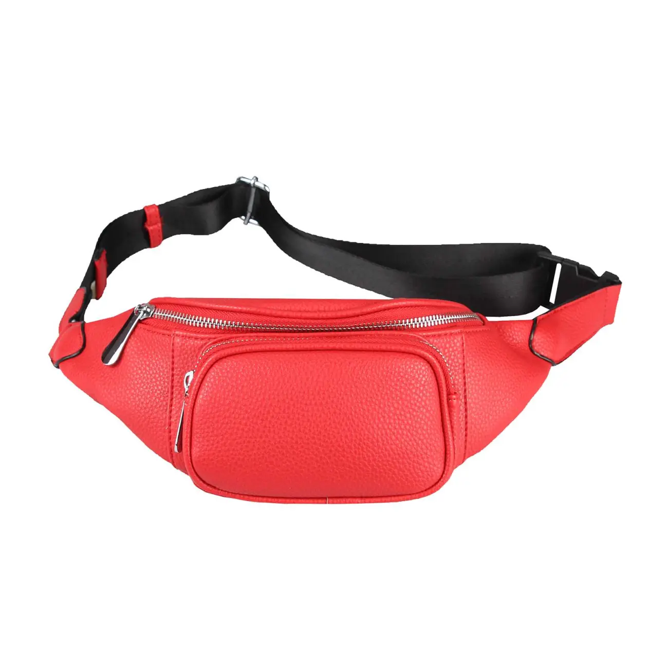 OBC Damen Tasche Gürteltasche Crossbody Leder Optik Hüfttasche Bauchtasche Umhängetasche Cross-Over Bodybag Schultertasche Handytasche Geldtasche Fabrikverkauf