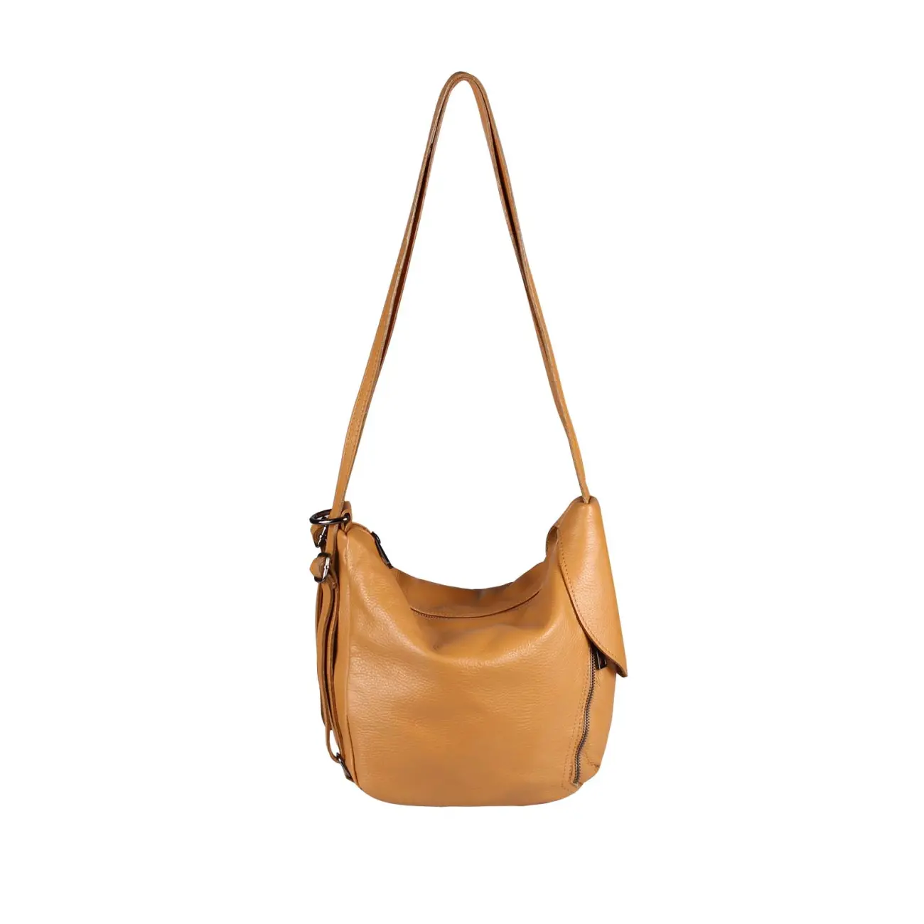 OBC MADE IN ITALY 2in1 DAMEN Echt LEDER TASCHE RUCKSACK Schultertasche Umhängetasche Crossbody Handtasche Henkeltasche Shopper Daypack Backpack Kostenloser Versand