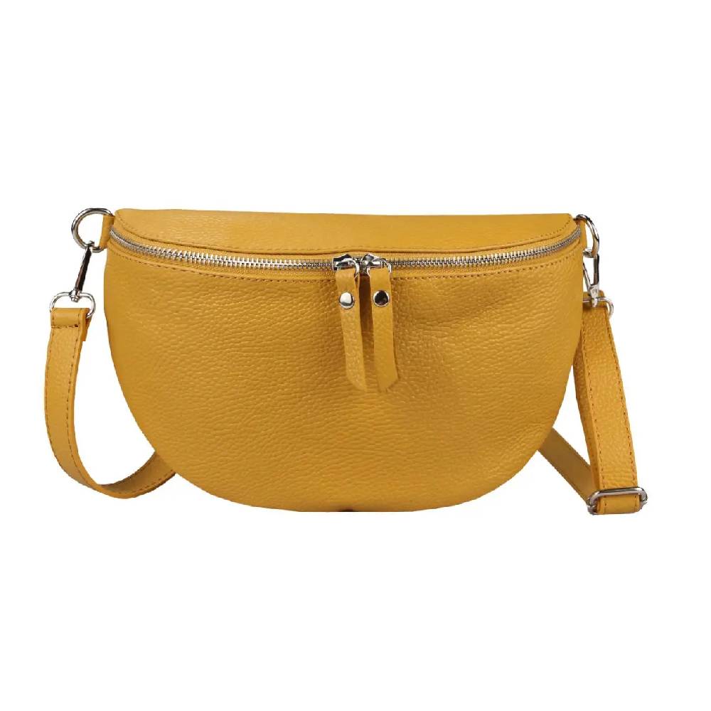 OBC Made in Italy Damen Leder Tasche Medium Handytasche Gürteltasche Crossbody Hüfttasche Bauchtasche Umhängetasche Cross-Over Bodybag Schultertasche Kosmetiktasche Günstig kaufen