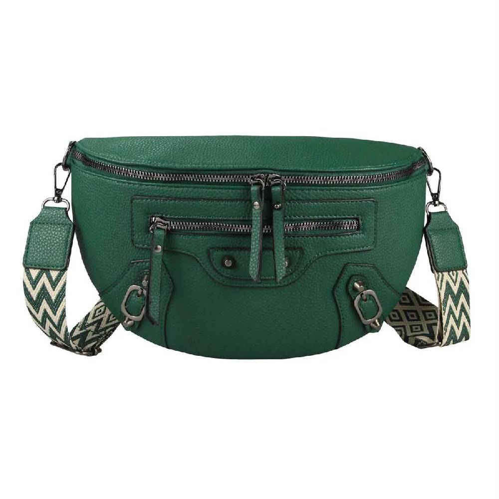 Damen Tasche Gürteltasche Umhängetasche Bodybag Brusttasche Muster Gürtel Bauchtasche Crossbody Hüfttasche Crossover Schultertasche Handytasche Leder Optik Online Shopping