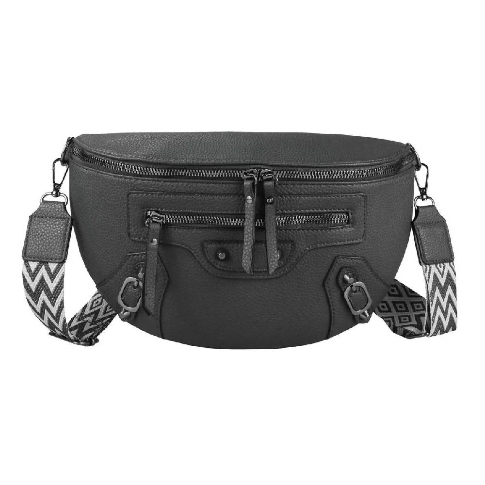 Damen Tasche Gürteltasche Umhängetasche Bodybag Brusttasche Muster Gürtel Bauchtasche Crossbody Hüfttasche Crossover Schultertasche Handytasche Leder Optik Online Shopping