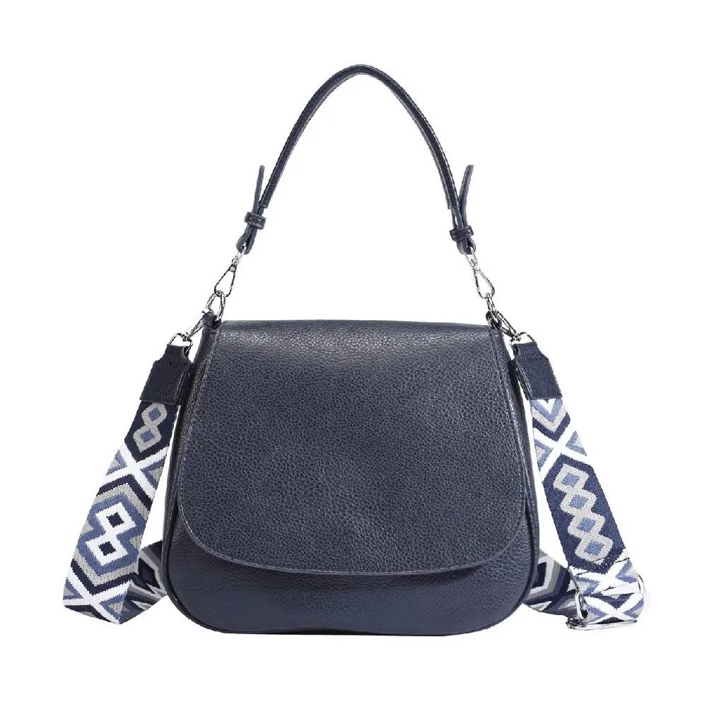 OBC Damen Tasche Shopper Hobo Bag Schultertasche Cross Over body Bag Umhängetasche Beuteltasche Handtasche Henkeltasche Leder Optik Cyber Monday
