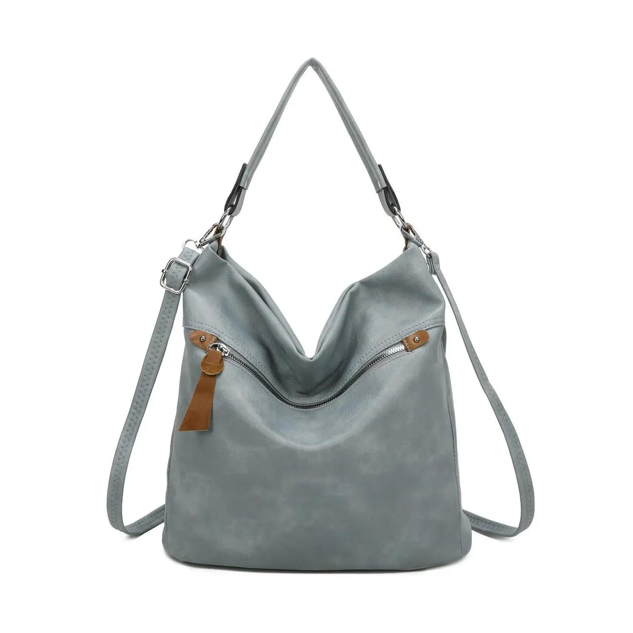 OBC DAMEN TASCHE SHOPPER Hobo-Bag Schultertasche Umhängetasche Handtasche CrossOver Damentasche Beuteltasche Henkeltasche Reise Leder Optik Weihnachtsangebot
