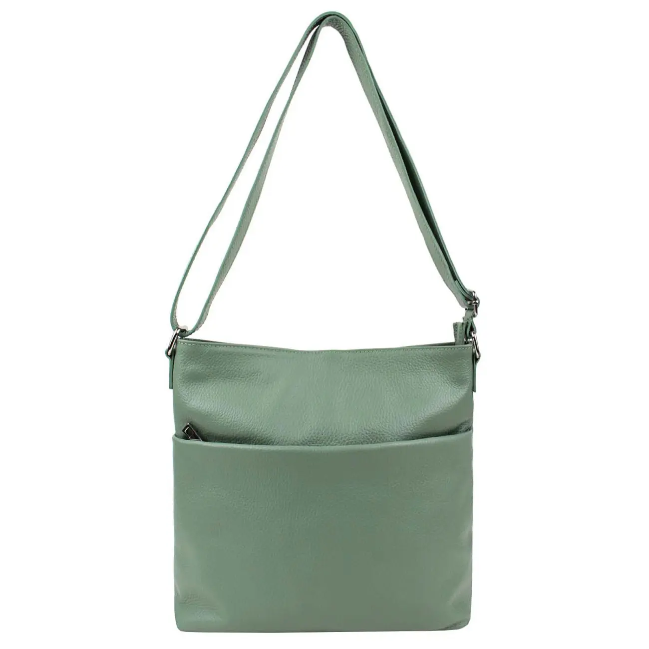 OBC Made in Italy DAMEN LEDER TASCHE Umhängetasche Crossbody Schultertasche City Bag CrossOver Ledertasche Damentasche CrossBag Osterangebot