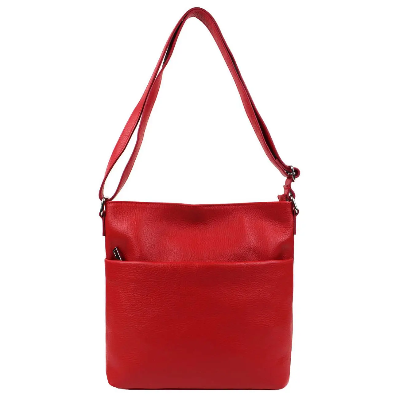 OBC Made in Italy DAMEN LEDER TASCHE Umhängetasche Crossbody Schultertasche City Bag CrossOver Ledertasche Damentasche CrossBag Osterangebot