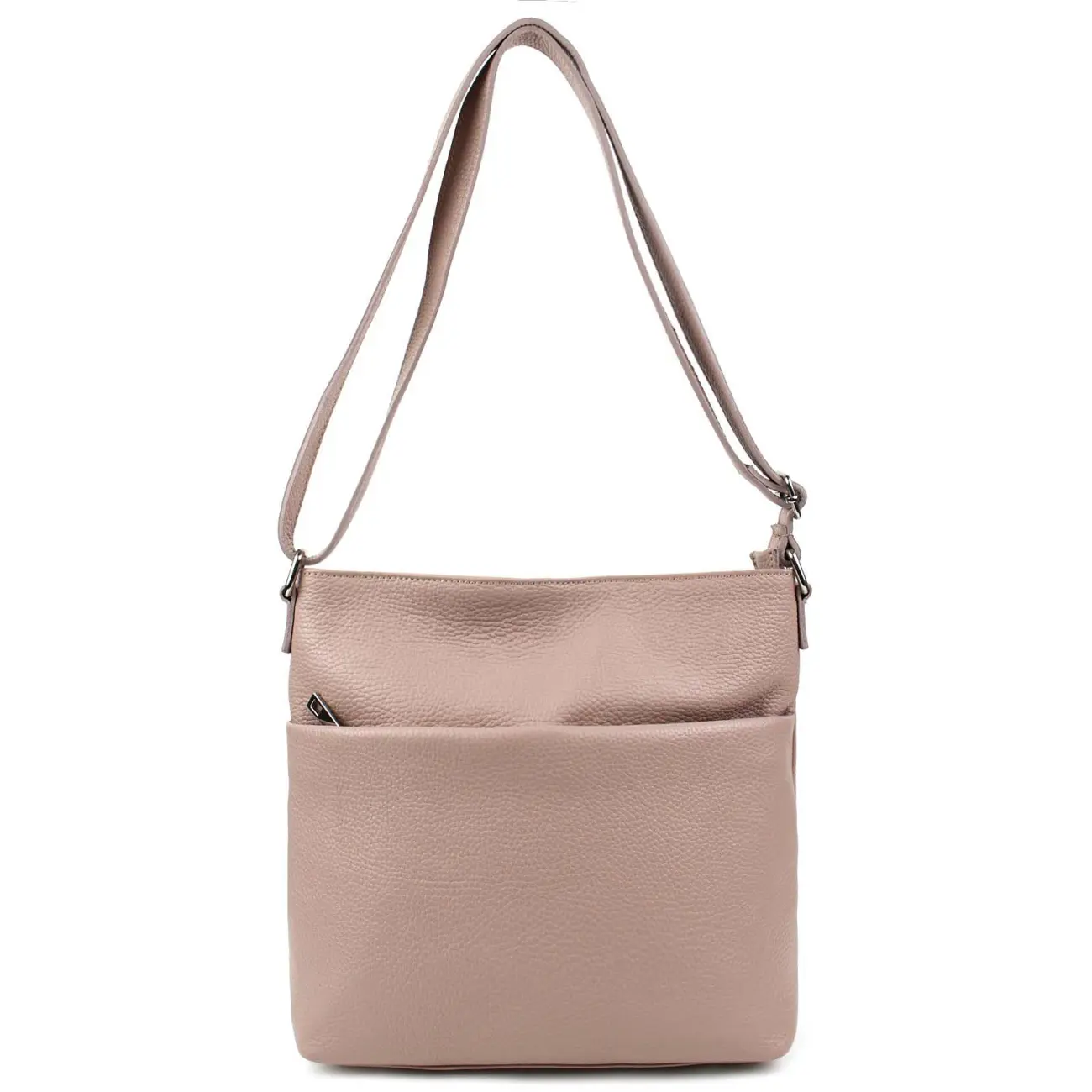 OBC Made in Italy DAMEN LEDER TASCHE Umhängetasche Crossbody Schultertasche City Bag CrossOver Ledertasche Damentasche CrossBag Osterangebot