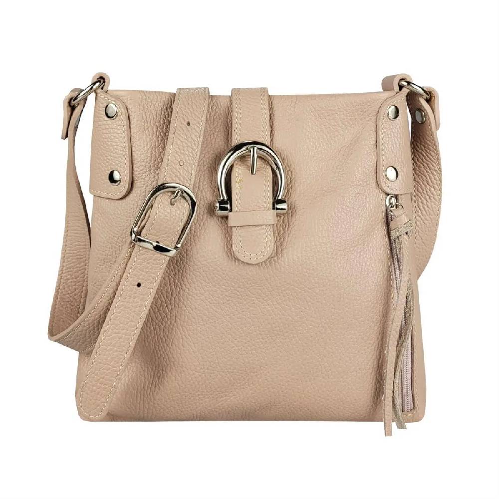 OBC Made in Italy DAMEN LEDER TASCHE Schultertasche CrossOver Handtasche Umhängetasche Bodybag Abendtasche Crossbody Ledertasche Jubiläumsangebot