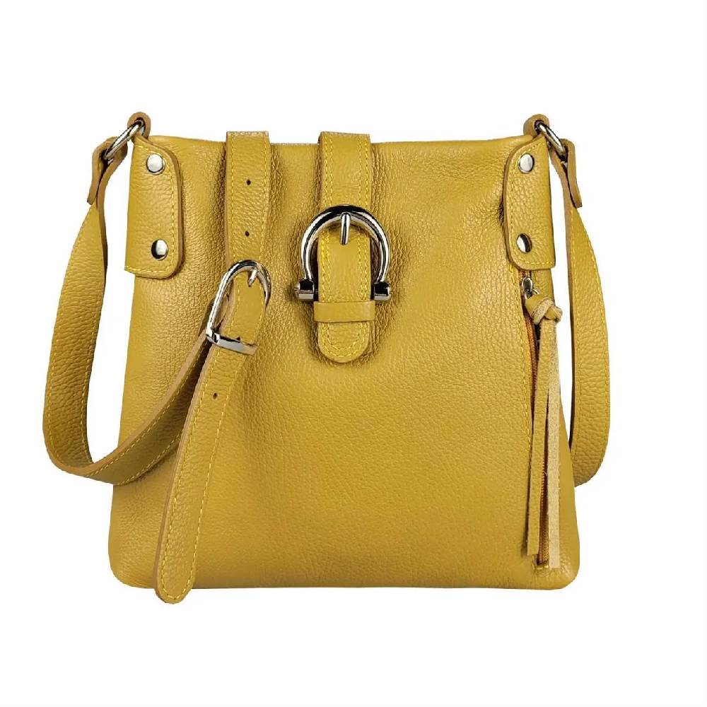 OBC Made in Italy DAMEN LEDER TASCHE Schultertasche CrossOver Handtasche Umhängetasche Bodybag Abendtasche Crossbody Ledertasche Jubiläumsangebot