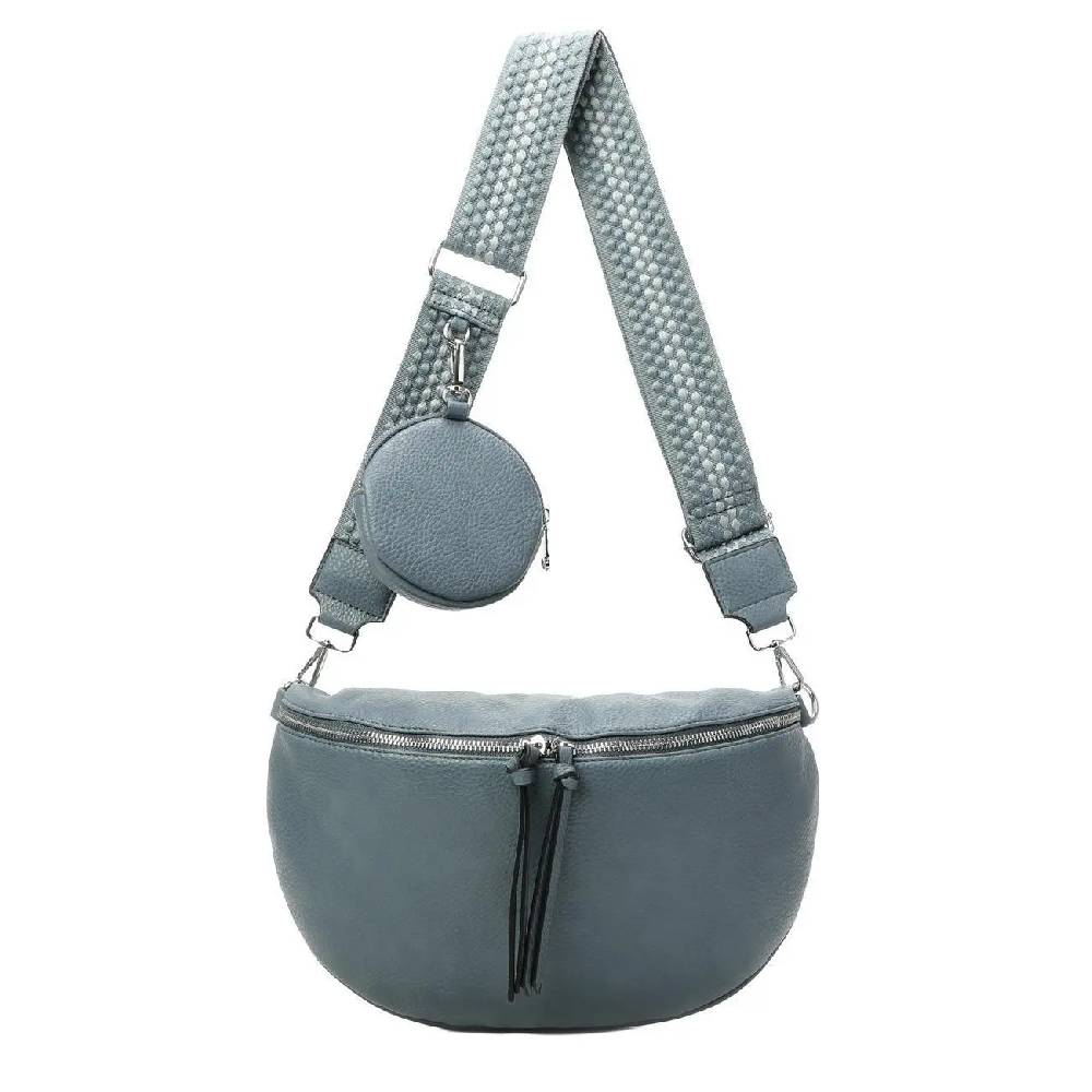 OBC XL Damen Tasche Crossbody Gürteltasche Messenger-Tasche Hüfttasche Bauchtasche Umhängetasche Cross-Over Bodybag Schultertasche Handytasche Leder Optik Exklusive Angebote
