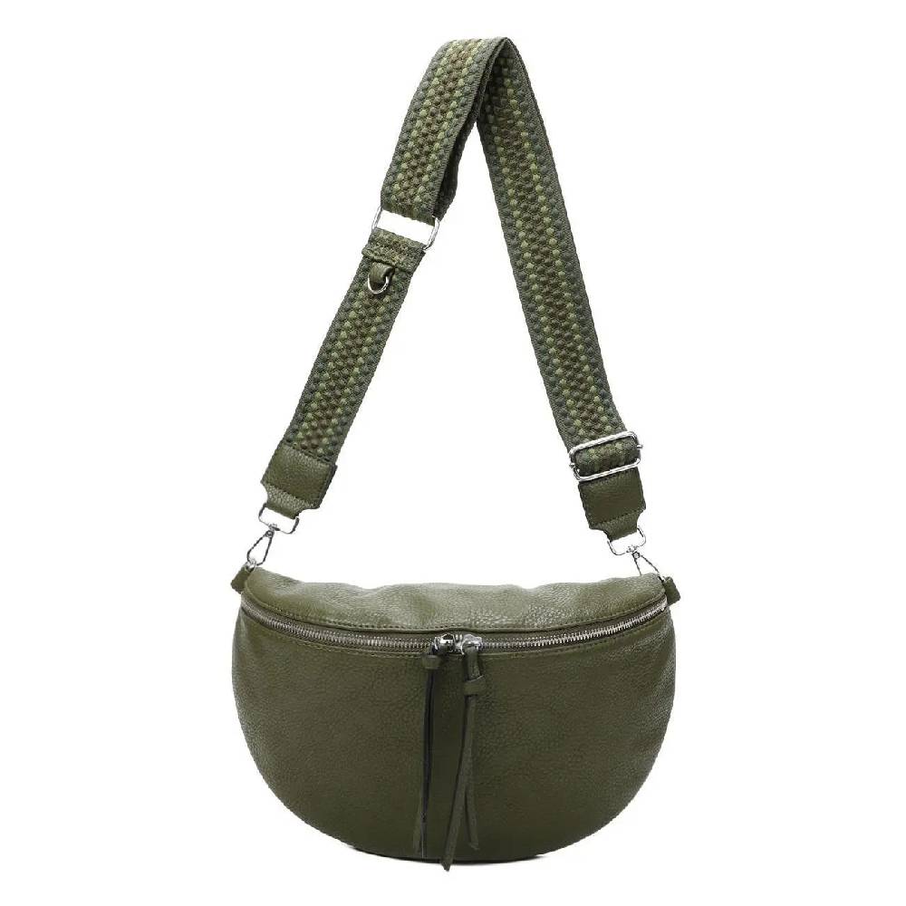 OBC XL Damen Tasche Crossbody Gürteltasche Messenger-Tasche Hüfttasche Bauchtasche Umhängetasche Cross-Over Bodybag Schultertasche Handytasche Leder Optik Exklusive Angebote