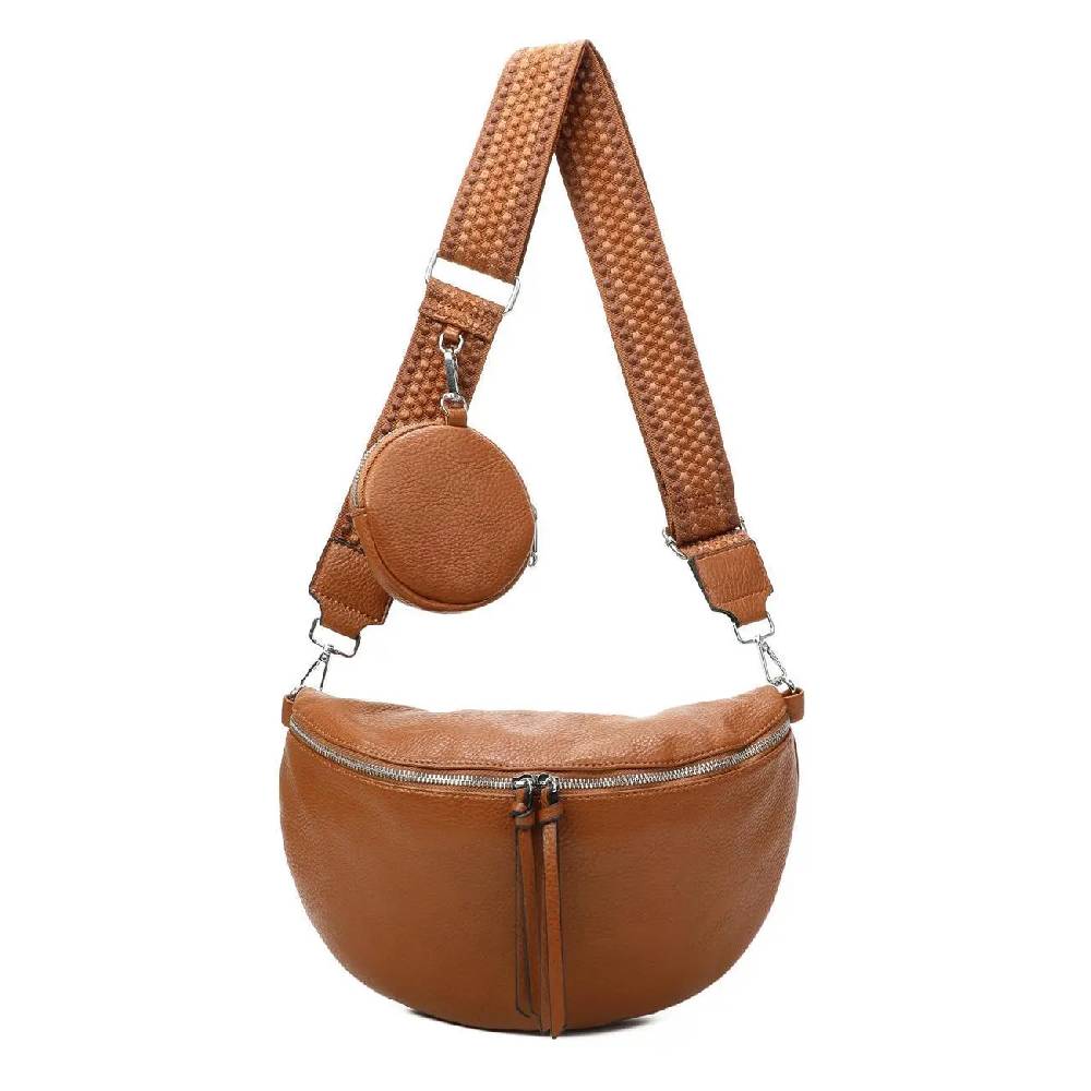 OBC XL Damen Tasche Crossbody Gürteltasche Messenger-Tasche Hüfttasche Bauchtasche Umhängetasche Cross-Over Bodybag Schultertasche Handytasche Leder Optik Exklusive Angebote