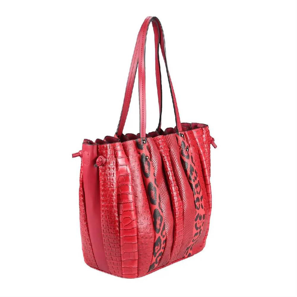 OBC XXL DAMEN TASCHE Shopper Handtasche Arbeit Bag Umhängetasche Schultertasche Leder Optik Kroko Strauß Leoparden Print Blitzangebot